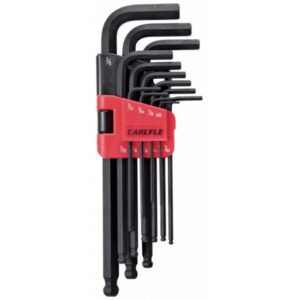 Hex Key Set Long Magnetic Hex Ball SAE Carlyle Hand Tools