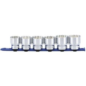 Deep Socket Set - Metric - 1/2in. Dr - 12 Pt - 6 Piece