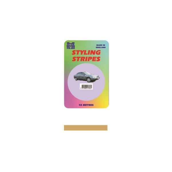 Single Stripe – Gold – 3mm – 10m Length