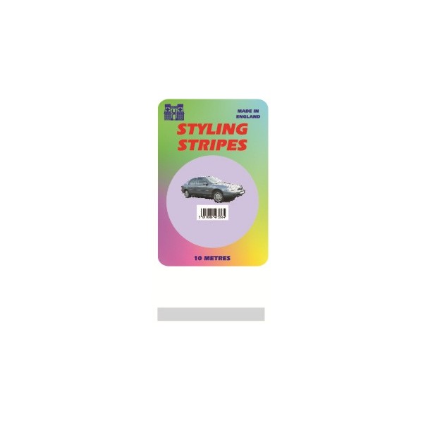 Single Stripe – Silver – 3mm – 10m Length