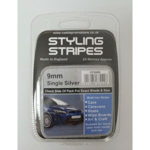 SILVER 9MM STYLING STRIPE