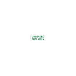 Outdoor Vinyl Sticker – Green – Unleaded Fuel