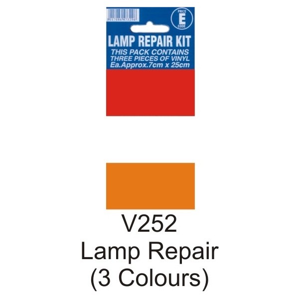 Lamp Repair Outside Sticker – Pack Of 3 Colours