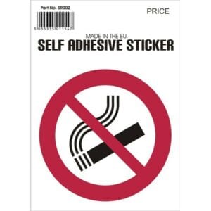 Outdoor Vinyl Sticker – No Smoking Circle