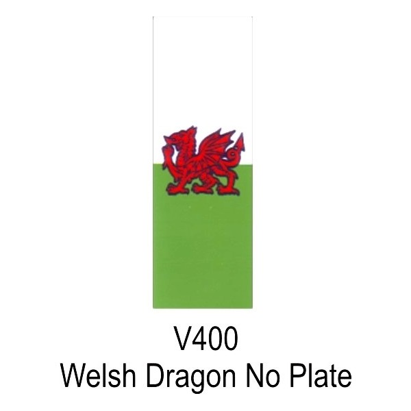 Number Plate Sticker – Welsh Dragon