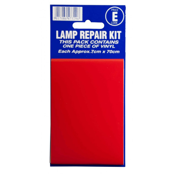 Lamp Repair Outside Sticker – Red
