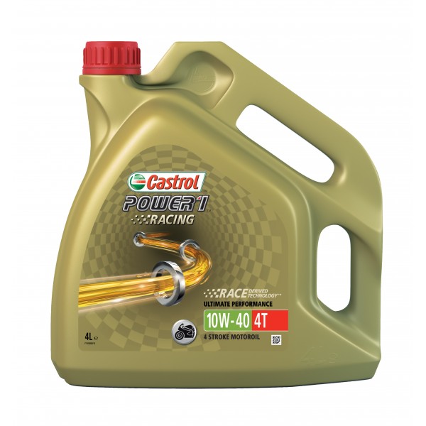 Power 1 Racing 4T - 4 Stroke - 10W-40 - Fully Synthetic - 4 Litre