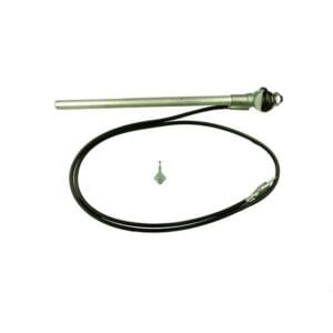 Aerial – Small Head Wing Mount – AM/FM – Chrome