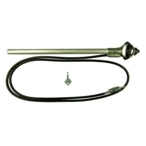 Aerial – Large Head Wing Mount – AM/FM – Chrome