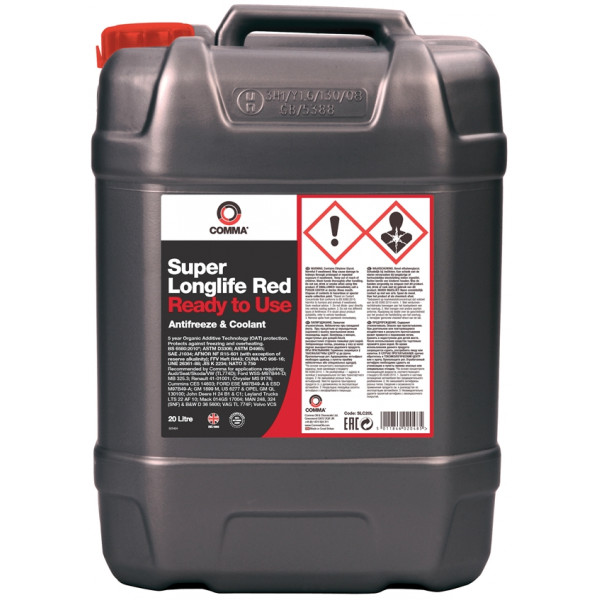 Super Longlife Red Ready To Use Coolant – 20 Litre
