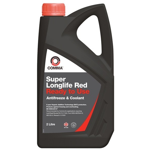 Super Longlife Antifreeze & Coolant – Ready To Use – 2 Litre