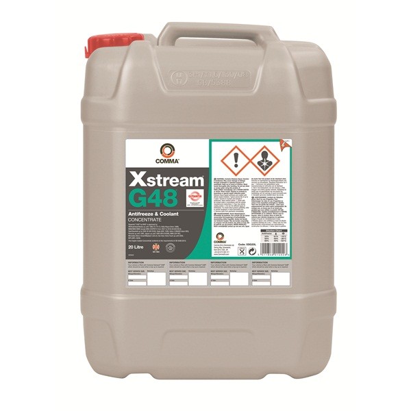 Xstream G48 Antifreeze & Coolant – Concentrated – 20 Litre