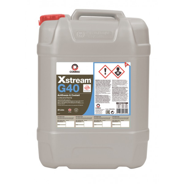 Xstream G40 Concentrated Antifreeze & Coolant 20 litre Car Smart Xstream G40 Concentrated Antifreeze & Coolant 20 litre Car Smart