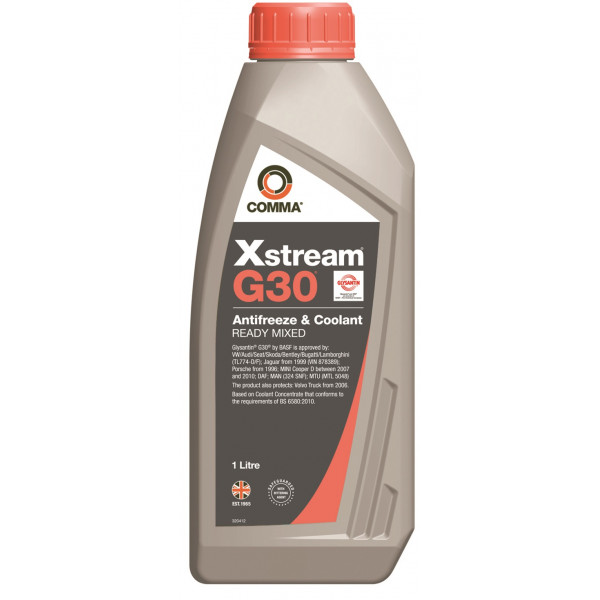 Xstream G30 Antifreeze & Coolant – Ready To Use – 1 Litre
