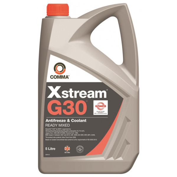 Xstream G30 Antifreeze & Coolant – Ready To Use – 5 Litre