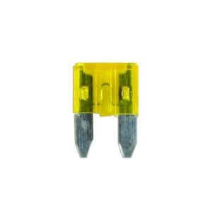 Fuses – Auto Mini Blade – Yellow – 20A – Pack Of 25