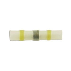 Wiring Connectors – Yellow – Heat Shrink Butt Solder Type – 2:6mm – Pack Of 10