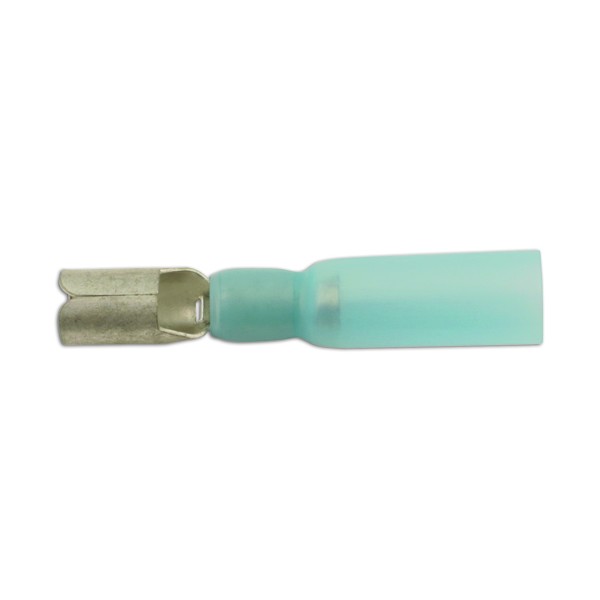 Wiring Connectors – Blue – 4mm Heat Shrink Female Bullet – Pack Of 25