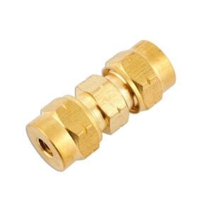 Pipe Connector – Straight Brass – 8.0mm – Pack Of 10