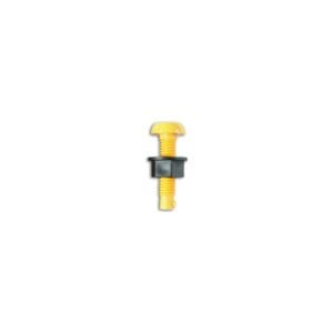 Number Plate Screws & Nuts – Yellow – No.6 x 1in. – Pack Of 100