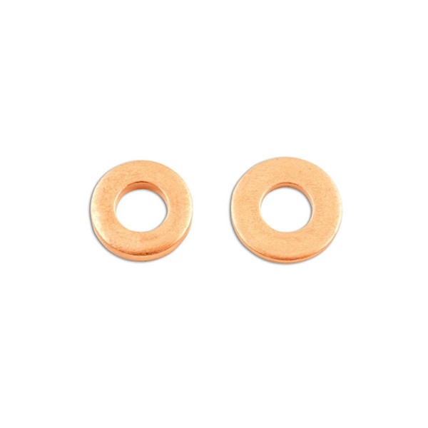 Copper Washers – Injection – 14.6mm x 7.5mm x 1.3mm – Pack Of 50