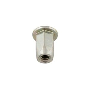 Full Hex Threaded Insert – 6.0mm – Pack Of 50