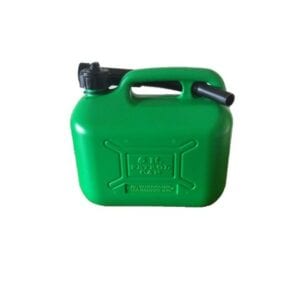 Unleaded Fuel Can – Green Plastic – 5 Litre