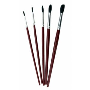 Touch-Up Paint Brushes – Assorted Sizes – Pack of 5