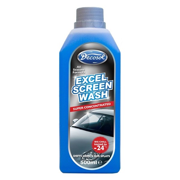 Excel Screen Wash Concentrated (24C) 500ml Car Smart