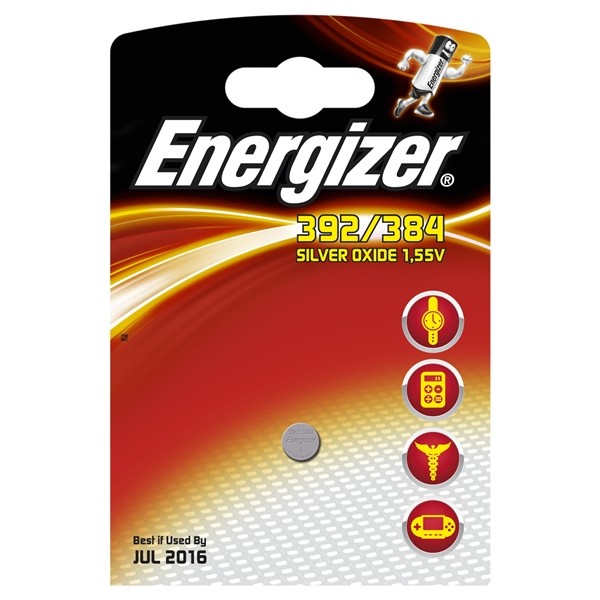 Energizer Coin Cell Battery 392/384 1.55V