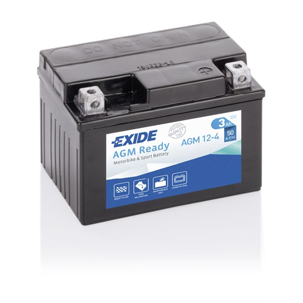 Exide Motorcycle Battery 12V 3Ah 50CCA