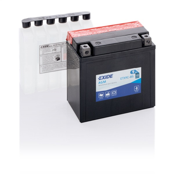 Exide Motorcycle Battery 12V 9Ah 120CCA