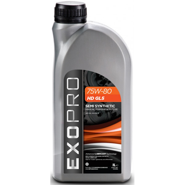 ExoPro 75W80 HD GL5 Gear Oil 1 Litre