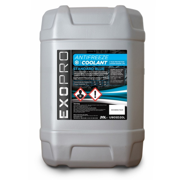 ExoPro Standard Blue Antifreeze – 20 Litre