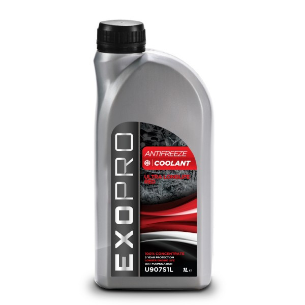 ExoPro Ultra Longlife Red Antifreeze – 1 Litre