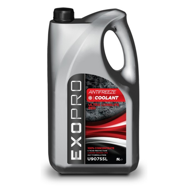 ExoPro Ultra Longlife Red Antifreeze – 5 Litre
