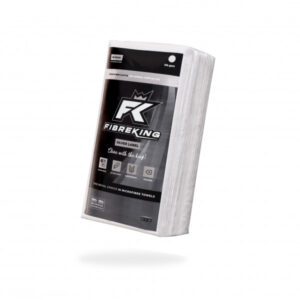 Fibre King White Silver Label Microfibre Cloths - 36 Pack