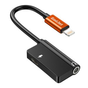 GadJet 2 in1 3.5mm AUX converter and Lightning Splitter