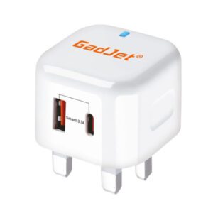 GadJet G-Series 2-Port Power Adapter Type-C + USB