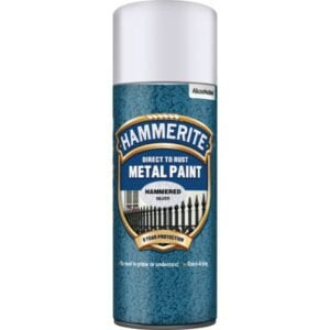 Direct To Rust Metal Paint – Hammered Silver – 400ml