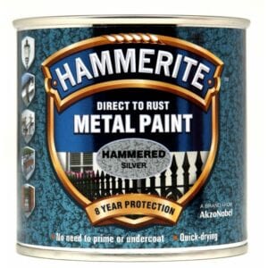 Direct To Rust Metal Paint – Hammered Silver – 250ml