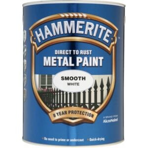 Direct To Rust Metal Paint – Smooth White – 5 Litre