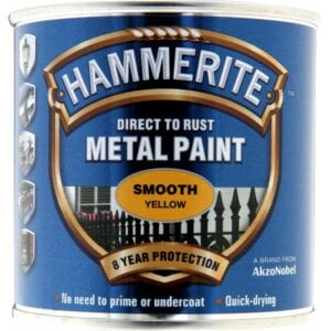 Direct To Rust Metal Paint – Smooth Yellow – 250ml