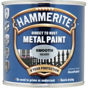 Direct To Rust Metal Paint – Smooth Silver – 250ml
