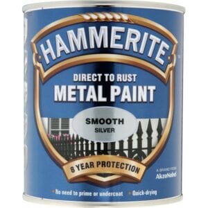 Direct To Rust Metal Paint – Smooth Silver – 2.5 Litre