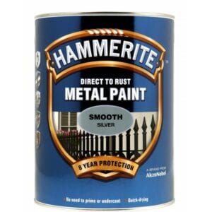 Direct To Rust Metal Paint – Smooth Silver – 5 Litre