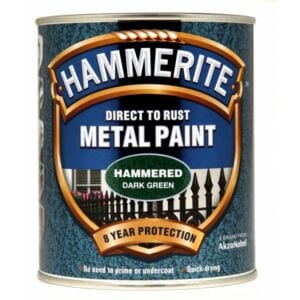 Direct To Rust Metal Paint – Hammered Dark Green – 750ml