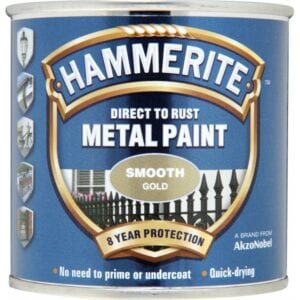 Direct To Rust Metal Paint – Smooth Gold – 750ml