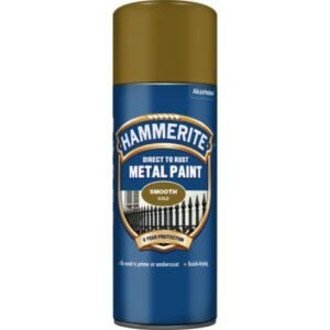 Direct To Rust Metal Paint – Smooth Gold – 400ml