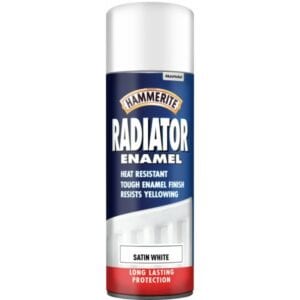 Radiator Aerosol Paint – Satin White – 400ml